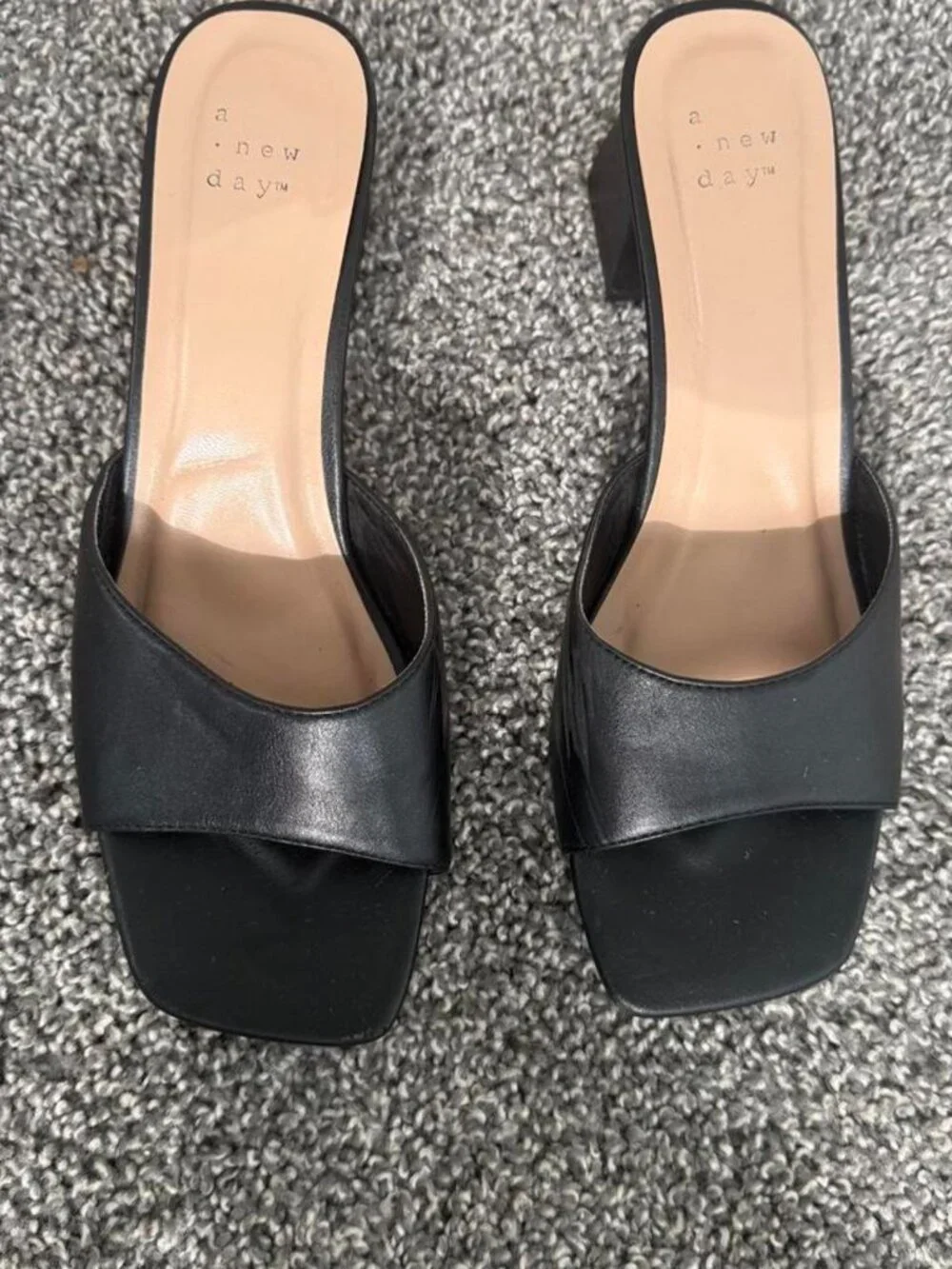 A New Day Women's Black Mules